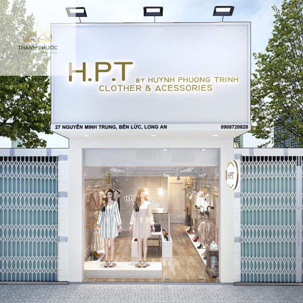 Thiết kế shop thời trang nữ HPT shop