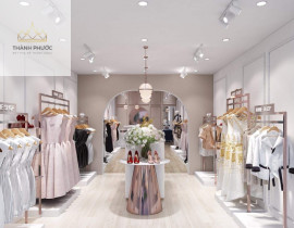 Thiết kế shop thời trang nữ đẹp Linh Store