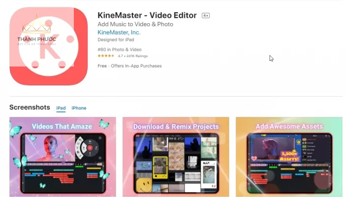 KineMaster cho phép chỉnh video ở chất lượng 4K