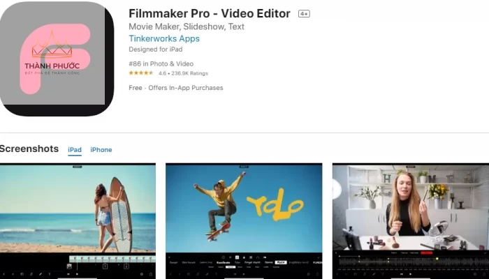 Flimmaker cho phép tuy chỉnh chất lượng 4K