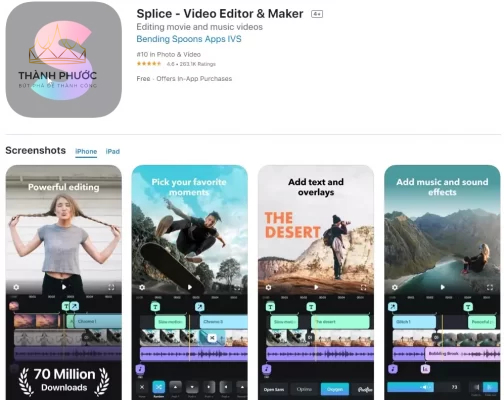 Splice giúp chỉnh sửa video cơ bản trên thiết bị iOS và Android