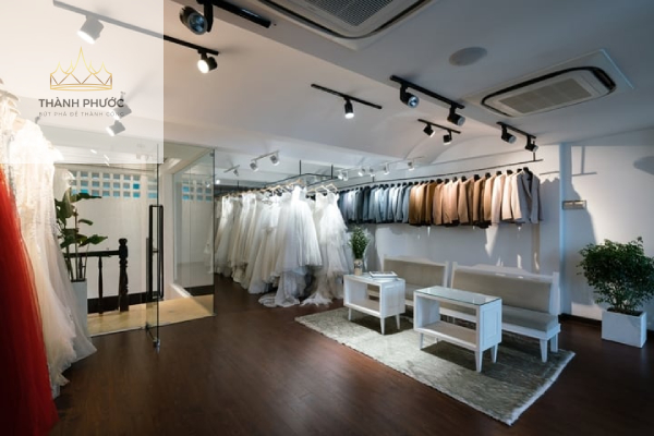 Thiết kế thi công showroom áo cưới