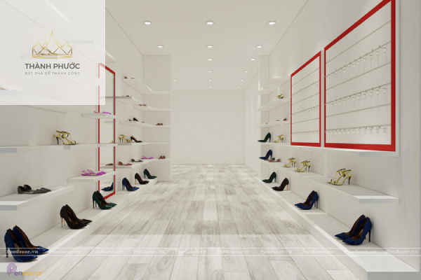 Thiết kế cửa hàng giày dép giúp thu hút khách hàng hiệu quả hơn