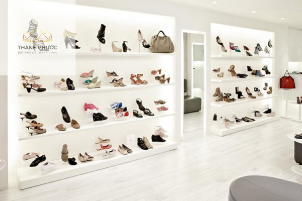 Phong cách thiết kế shop giày nữ hiện đại