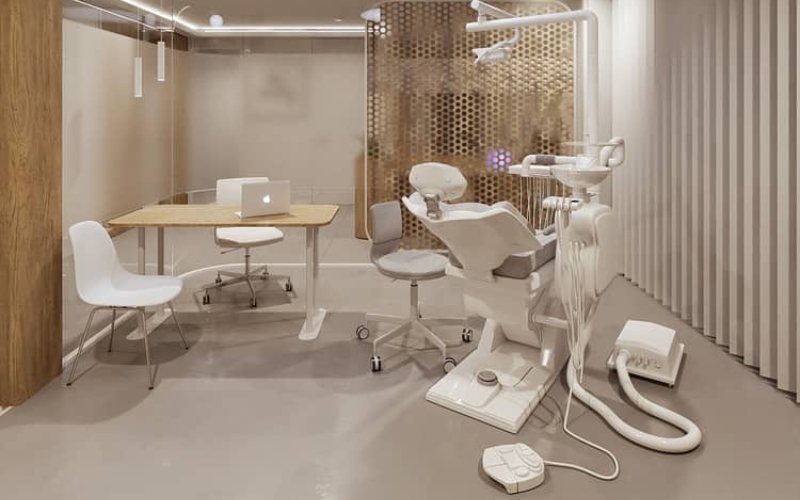 Phòng khám răng được thiết kế sáng tạo, ấn tượng