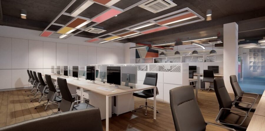 Thiết kế nội thất văn phòng công ty cần chú trọng đến sự sáng tạo